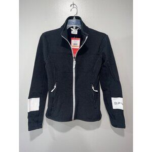 Spyder Womens Speed Full Zip Fleece Jacket Black Size‎ Small NWT